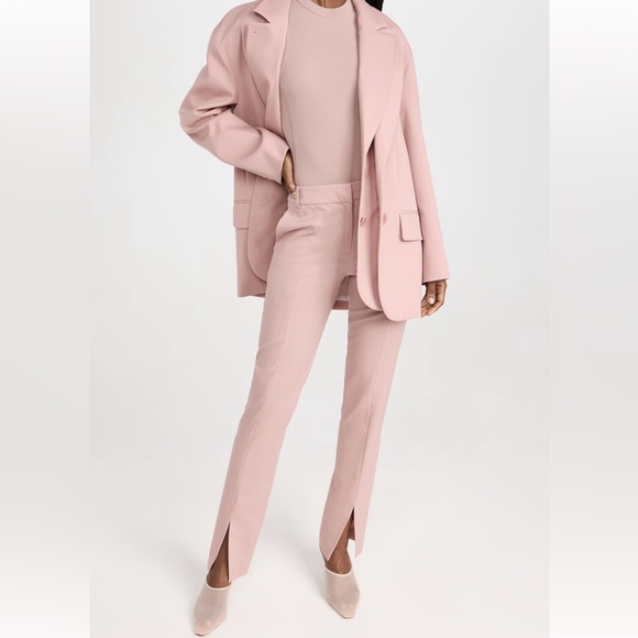 Tibi Cassius Slim Pants with Front Slip - Picture 5 of 7